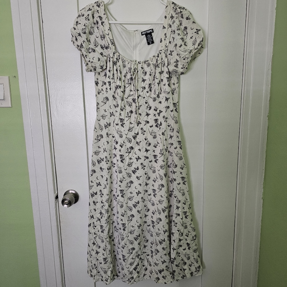 White Cottagecore Dress